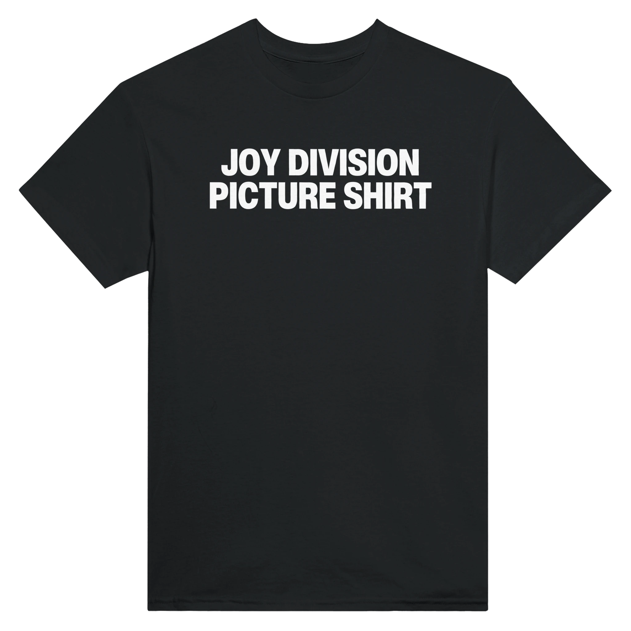 JOY DIVISION PICTURE SHIRT - TEE – Black