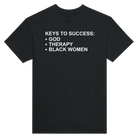 KEYS TO SUCCESS - TEE – Black