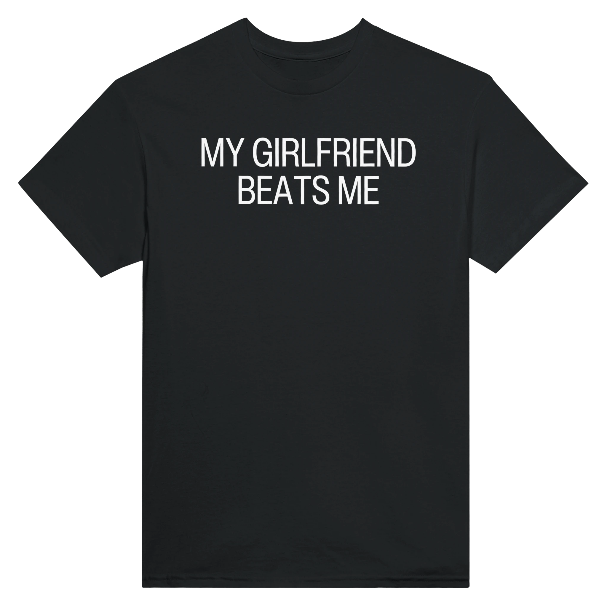 MY GIRLFRIEND BEATS ME - TEE – Black
