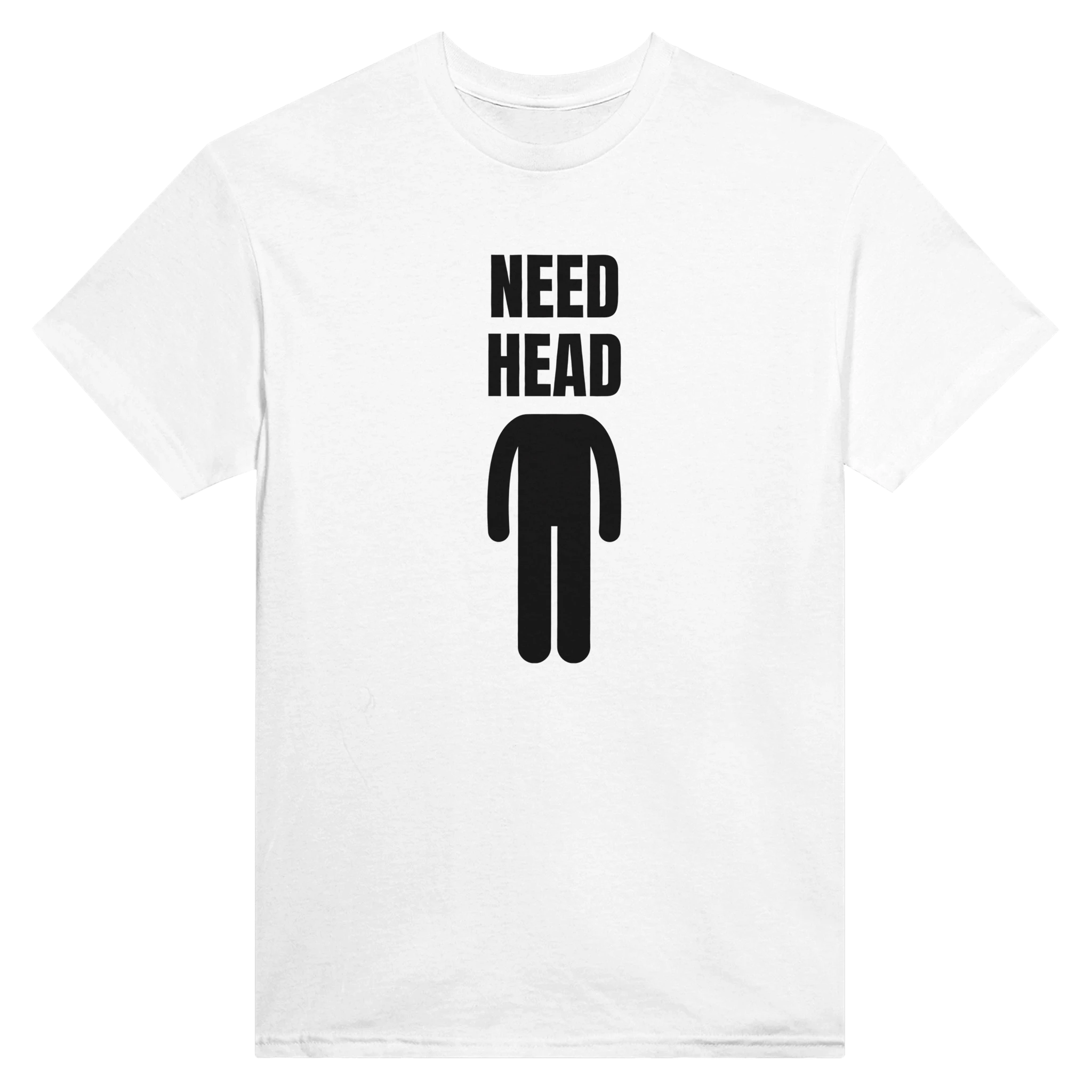 NEED HEAD - TEE – White
