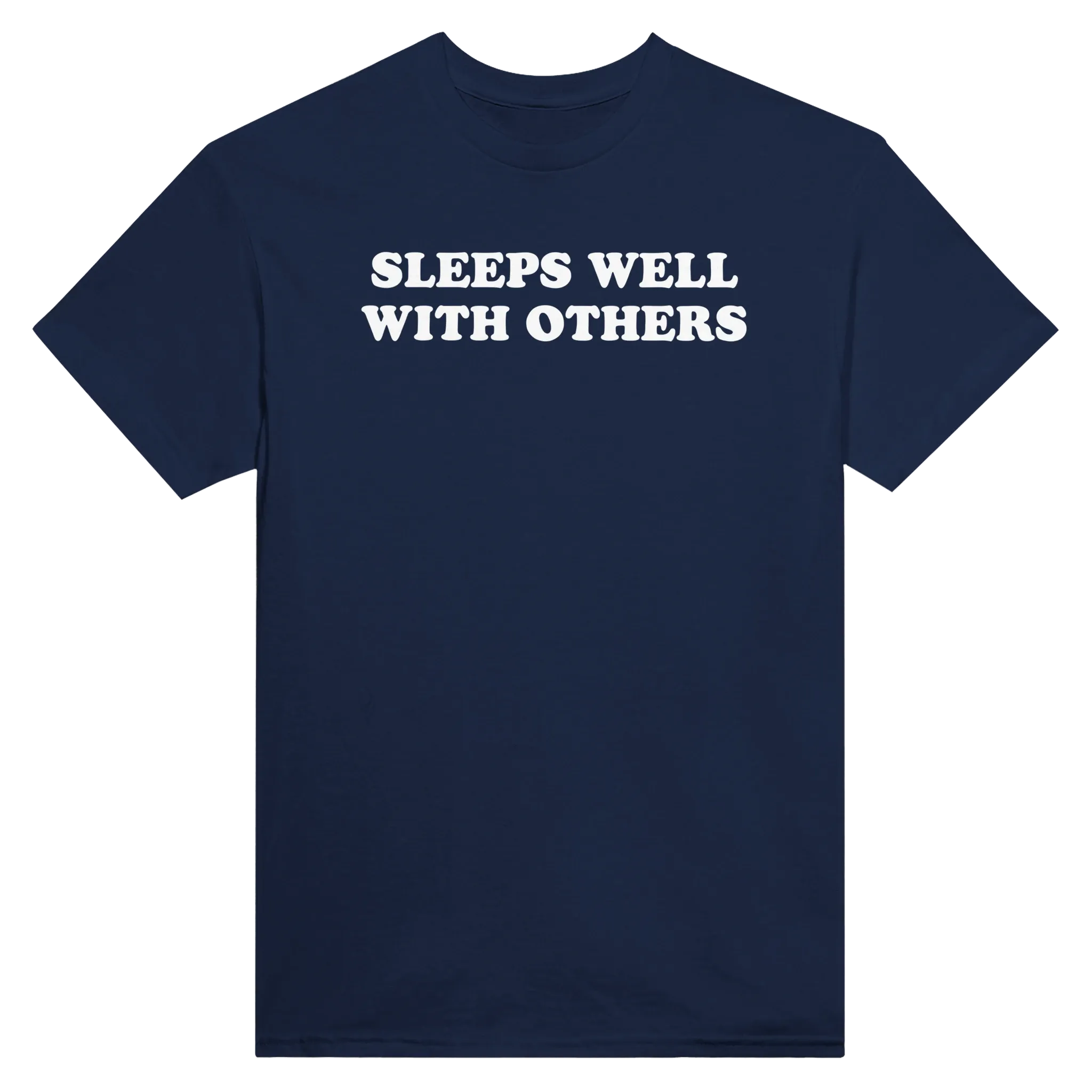 SLEEPS WELL WITH OTHERS - TEE – Navy