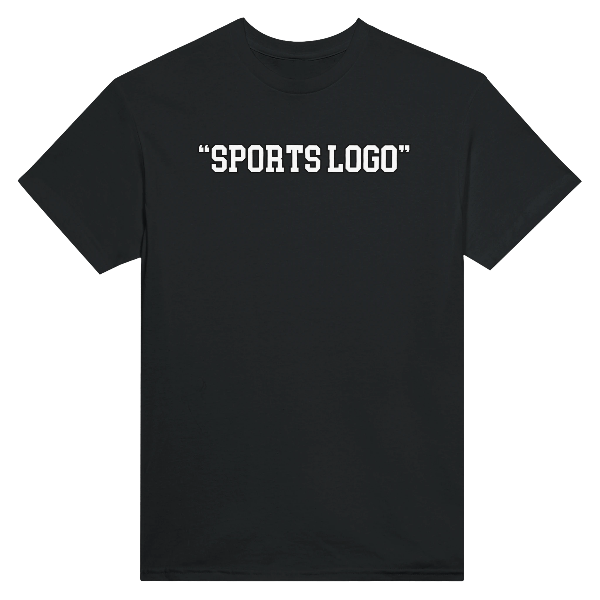 "SPORTS LOGO" - TEE – Black