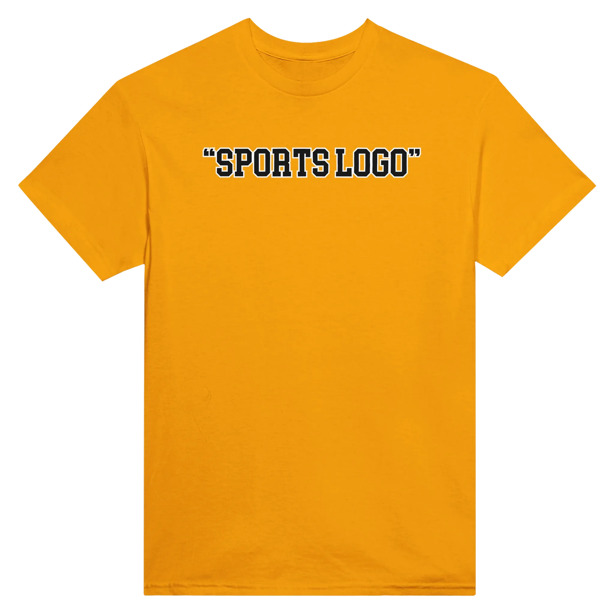 "SPORTS LOGO" - TEE – Gold