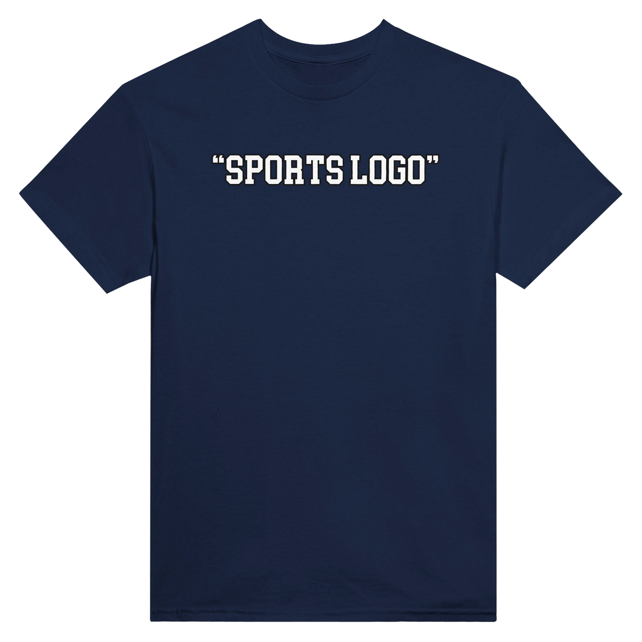 "SPORTS LOGO" - TEE – Navy