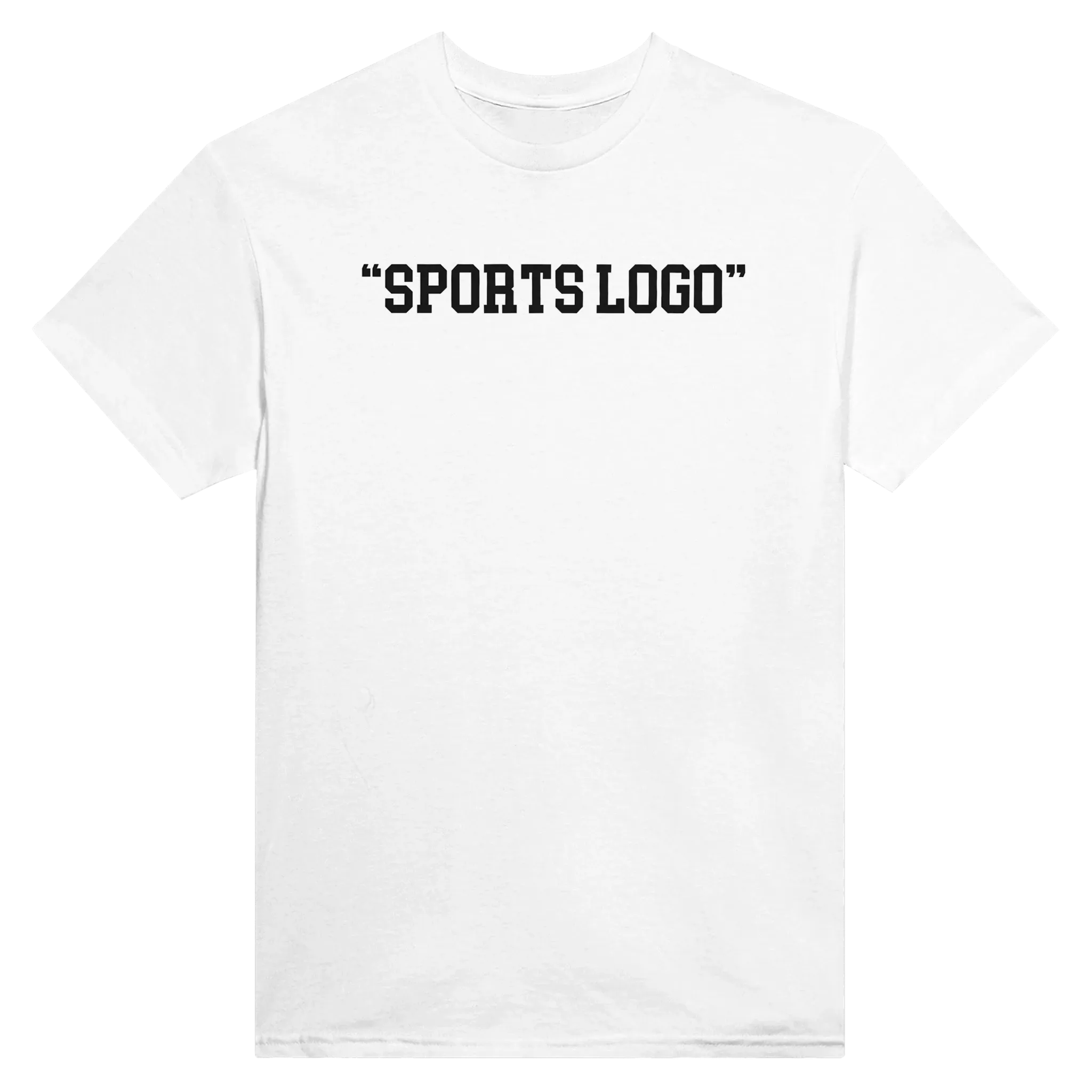 "SPORTS LOGO" - TEE – White