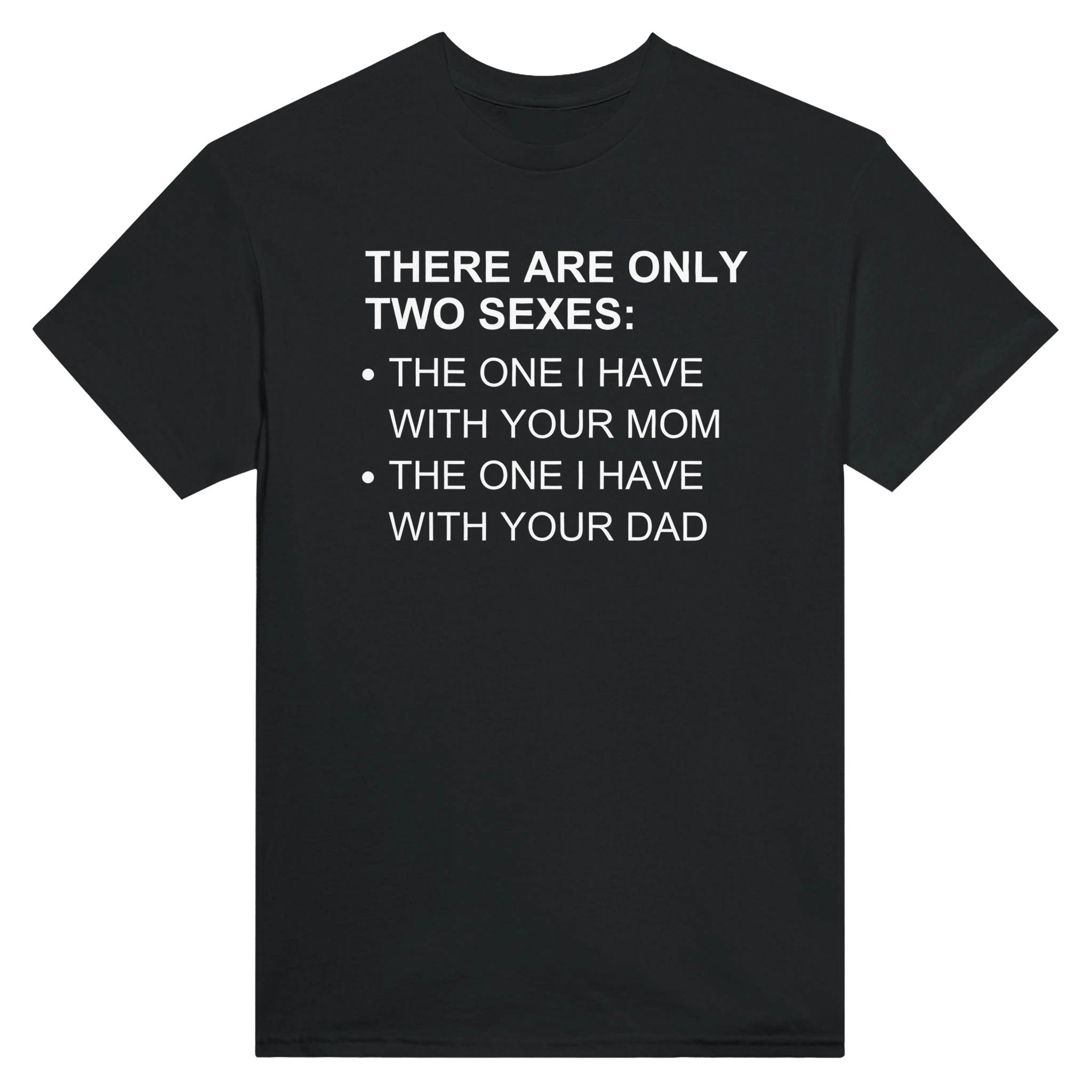 THERE ARE ONLY TWO SEXES: - TEE – Black