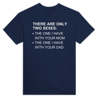 THERE ARE ONLY TWO SEXES: - TEE – Navy