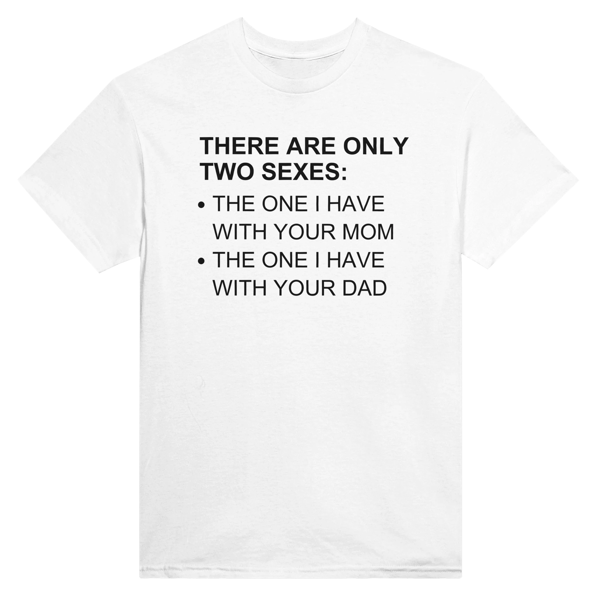 THERE ARE ONLY TWO SEXES: - TEE – White