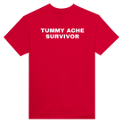 TUMMY ACHE SURVIVOR - TEE – Red