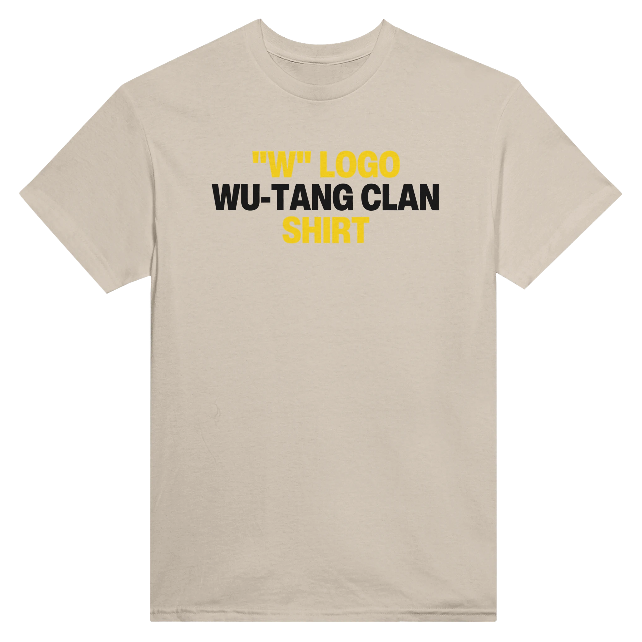"W" LOGO WU-TANG CLAN SHIRT - TEE – Sand