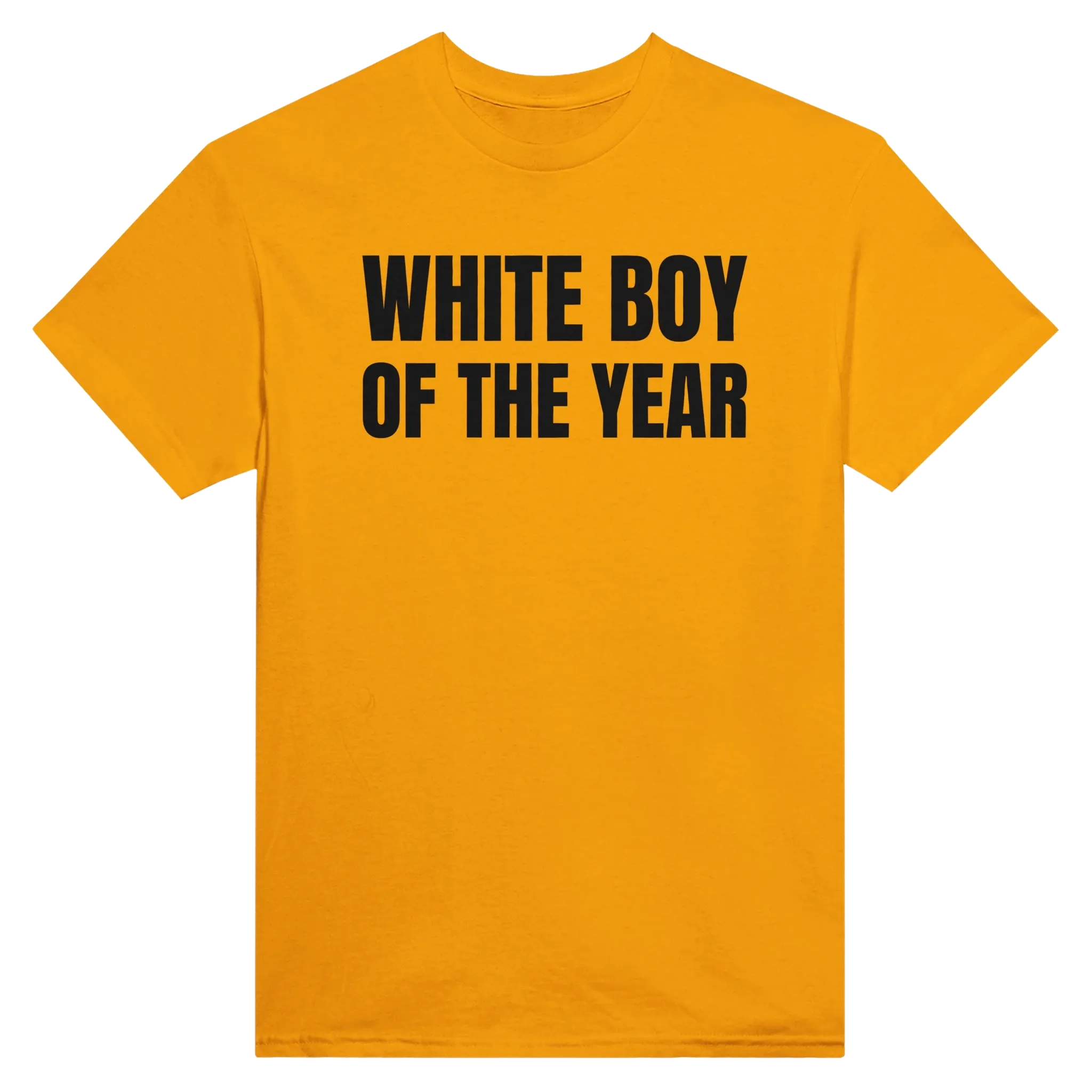 WHITE BOY OF THE YEAR - TEE – Gold