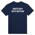 WHITE BOY WITH MOTION - TEE – Navy