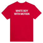 WHITE BOY WITH MOTION - TEE – Red